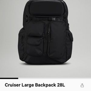 NWOT. Similar to web listing. Actual backpack in last photo. Side pockets open.